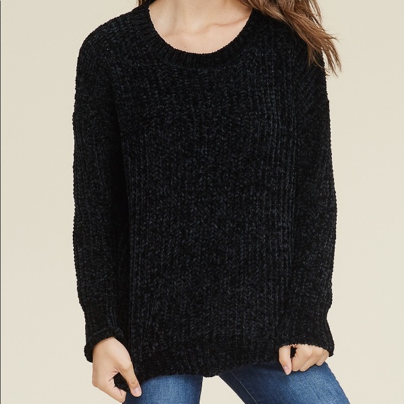BESTSELLER LAST 2‼️SOFT chenille hem - sweater top - Picture 2 of 5